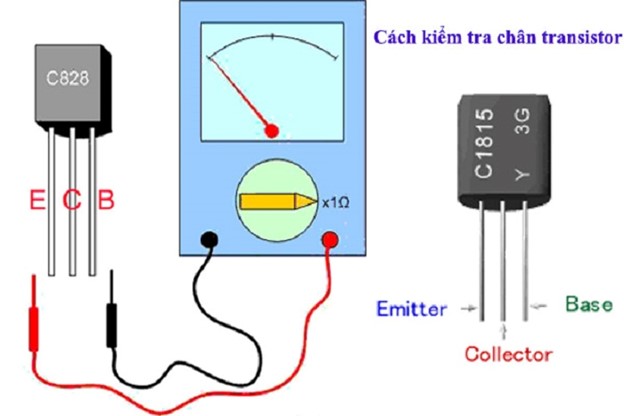 Cách nhận biết các chân cực của Transistor