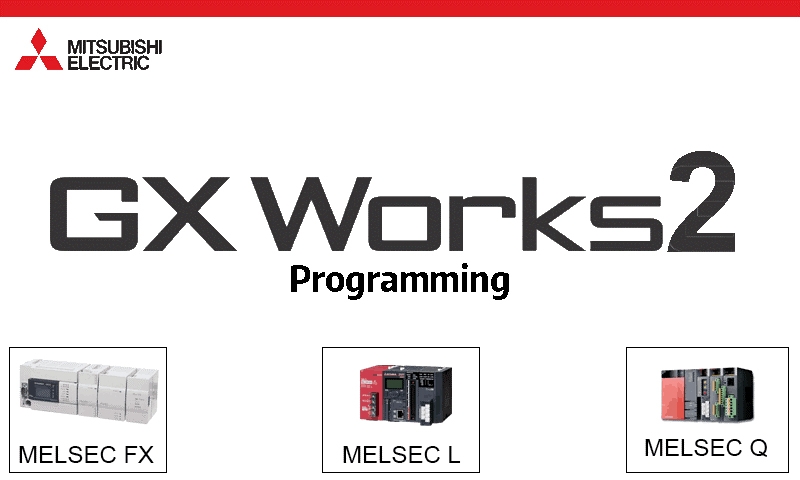 Phần mềm PLC GX WORK 2 sử dụng trong khóa học